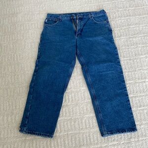 Men’s CARHARTT RELAXED FIT FLANNEL-LINED 5-POCKET JEAN